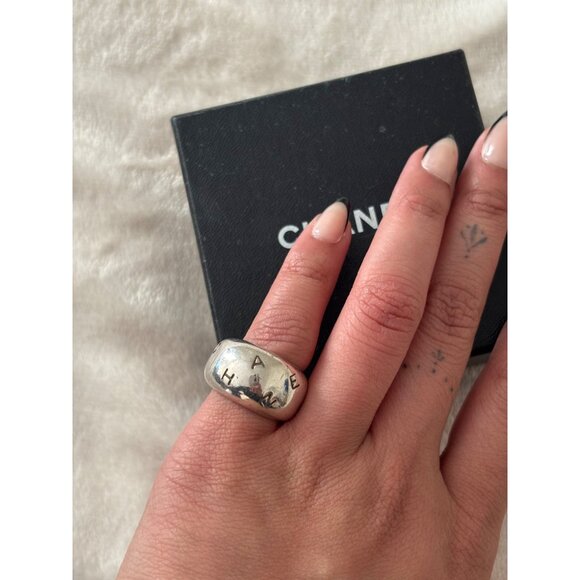 Chanel Silver Ring With Box & Authenticity Certificate - Picture 4 of 5
